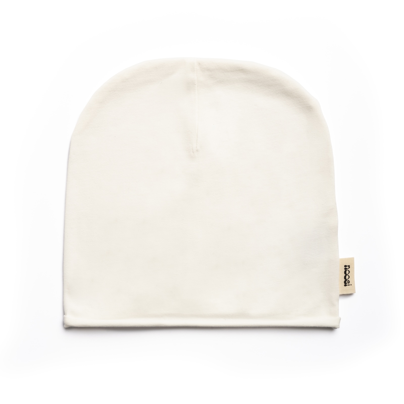 Jednovrstvová čiapka – LIGHT BEANIE Prírodná biela – Obrázok 2